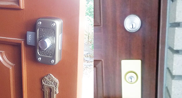 頑丈な補助錠の取り付け